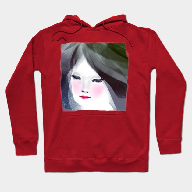 Asian Beauty Hoodie by nekojean